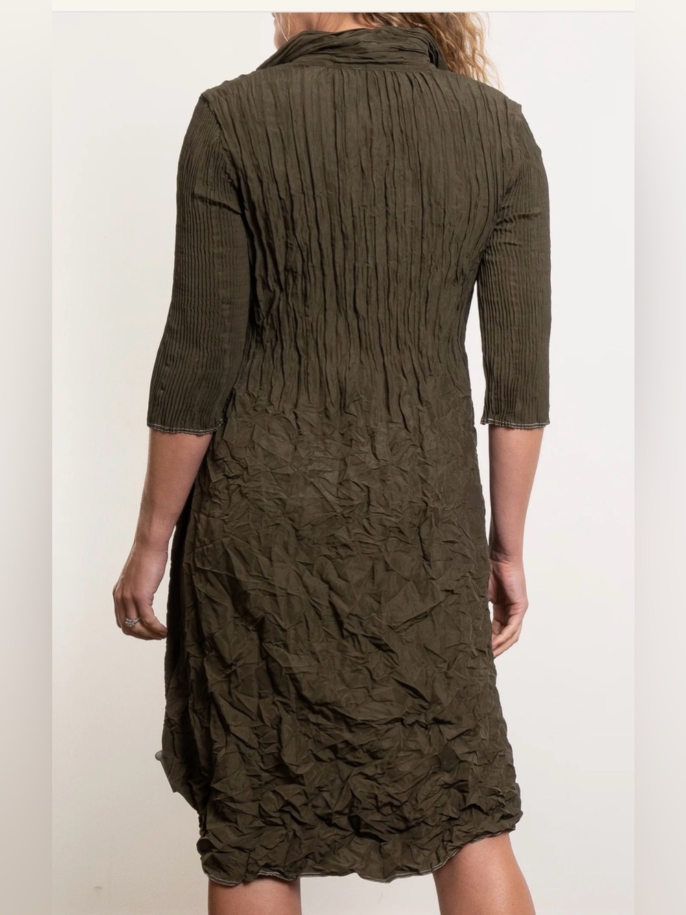 AlqueMa Australia Contrast Nehru Coat Dress Abstract Unique , size XS/S - Picture 4 of 11